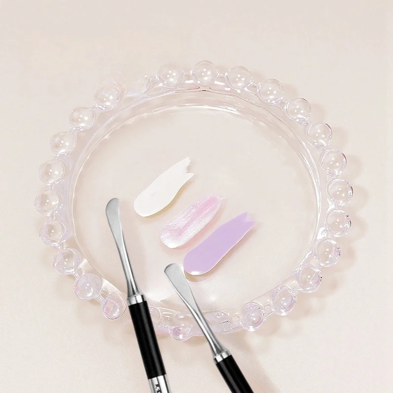 Nail Art Ombretto Crema Asta di agitazione Strumento di agitazione gel in metallo inossidabile Spatola Pin Accessori per unghie e strumenti di miscelazione di pigmenti