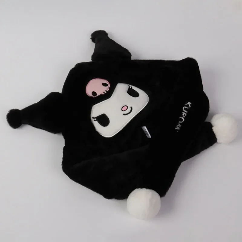 Chapeau de protection des oreilles en peluche pour femme, Cinnamoroll Kuromi My Melody Pochacco, dessin animé mignon, chaud et mignon, Sanurgente, hiver, nouveau produit