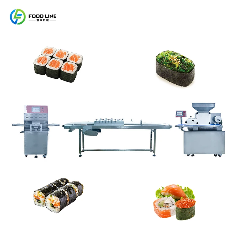 

Automatic Sushi Rice Ball Machine Production Line Easy Operation Sushi Roll Maker