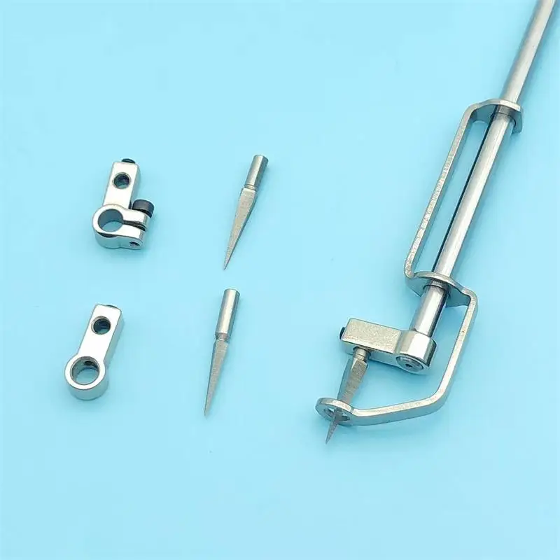 1pcs Computer Embroidery Machine Accessories High Speed Machine Embroidery Carving Knife Three-Piece Set Front Stainless