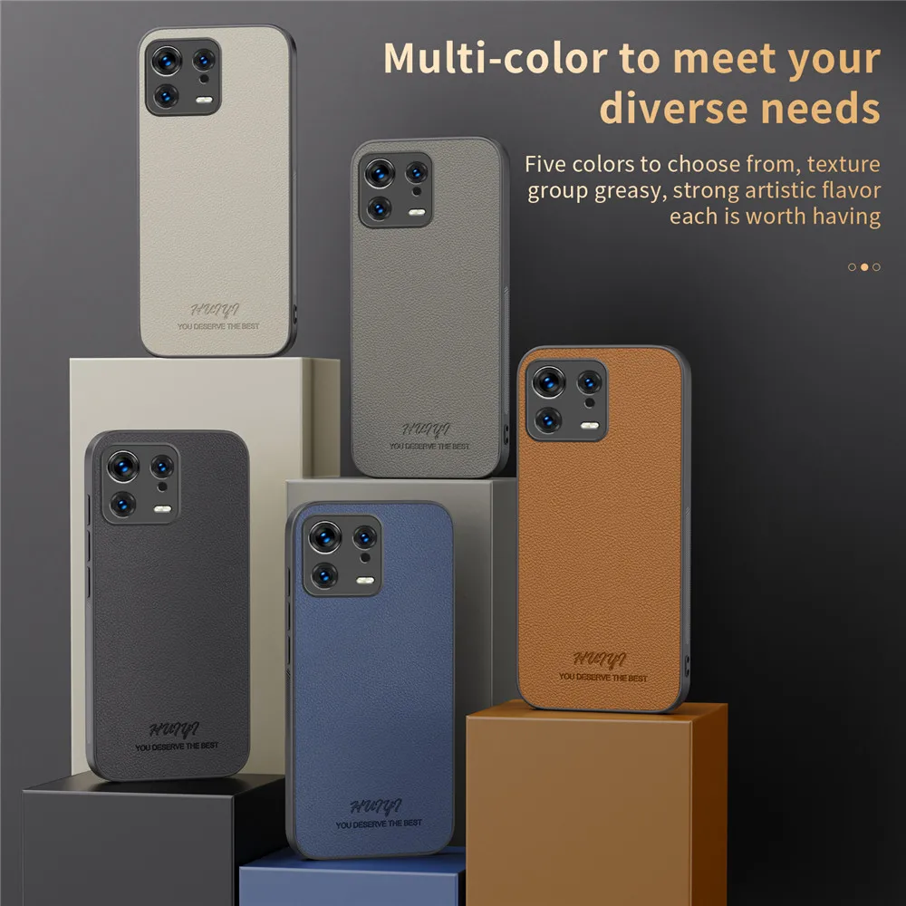 Luxury Business Leather Soft Frame Magnetic Cover For Xiaomi 13 Pro Xiaomi13 Pro Phone Cases Capa