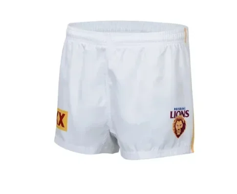 2024 BRISBANE LIONS AWAY GUERNSEY SHORTS - MENS Size: S--5XL ( Print name and number )