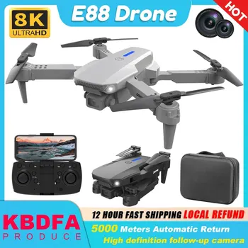 KDBFA 2024 New E88 Pro WIFI FPV Drone Wide Angle HD 4K 1080P Camera Height Hold RC Foldable Quadcopter Dron Helicopter Toys Gift