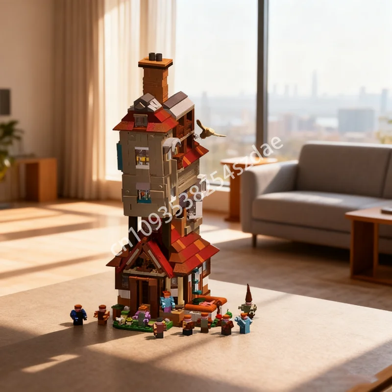 1499 pièces MOC qui rétréci le burrou Harry modèle jouets de construction blocs assembler bricolage cadeaux de noël idée brique anniversaire