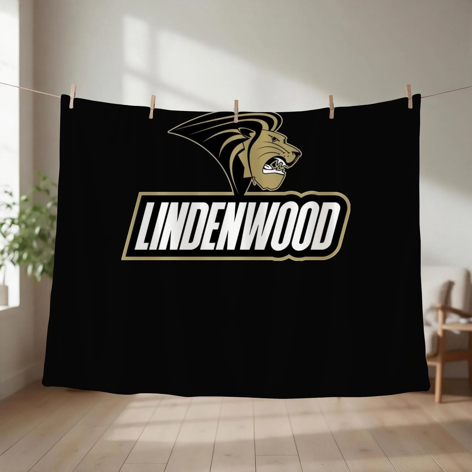 Lindenwood University Throw Blanket valentine gift ideas Furry Beautifuls for winter Blankets