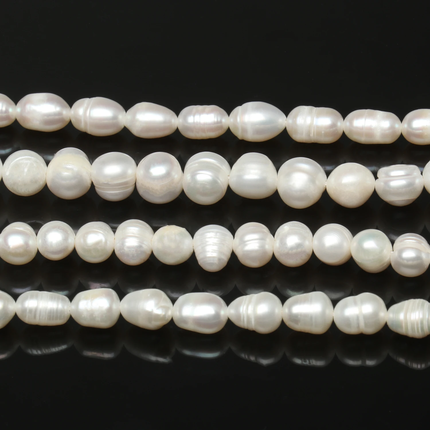 High Quality Natural Freshwater Pearl Irregular Shape Punch Loose Beads for Jewelry Making DIY Bracelet Necklace Accessories