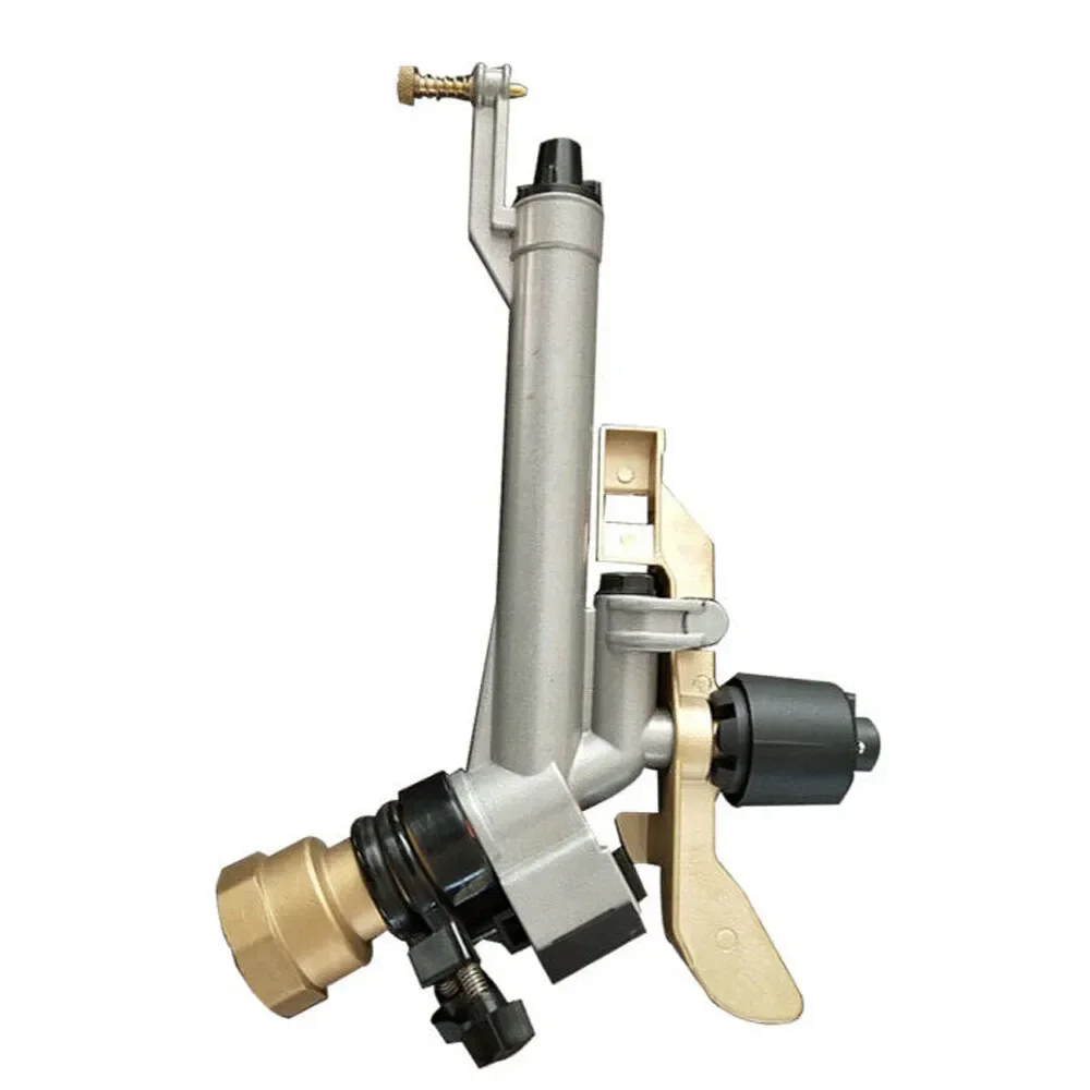 Pistola de aspersor de impacto resistente de 1,5 pulgadas - 360 °   Spray circular completo con cobertura de 5000 pies cuadrados para riego de césped y granja