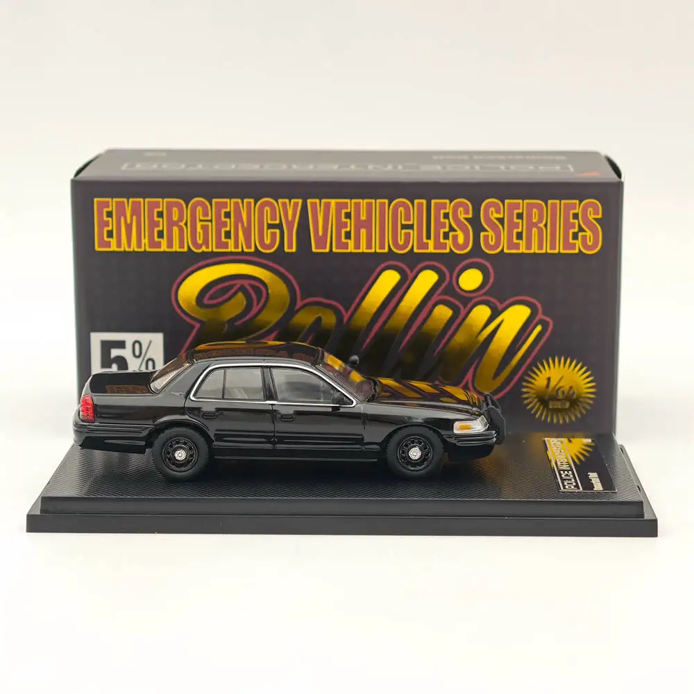 Rollin 1:64 CV NYPD/LAPD Victoria Crown Diecast Toys Car Models Miniature Hobby Collectible Gifts