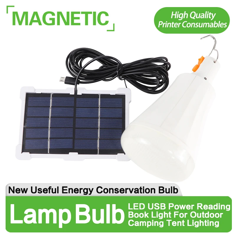 

USB Portable Lantern Bulb Camping Light USB Rechargeable LED Bulb 5 Lighting Modes High Power Tent Light Outdoor Emergency Bulb