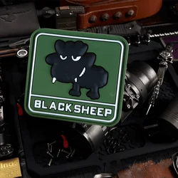 Parche táctico PVC Black Sheep – Insignia moral con velcro