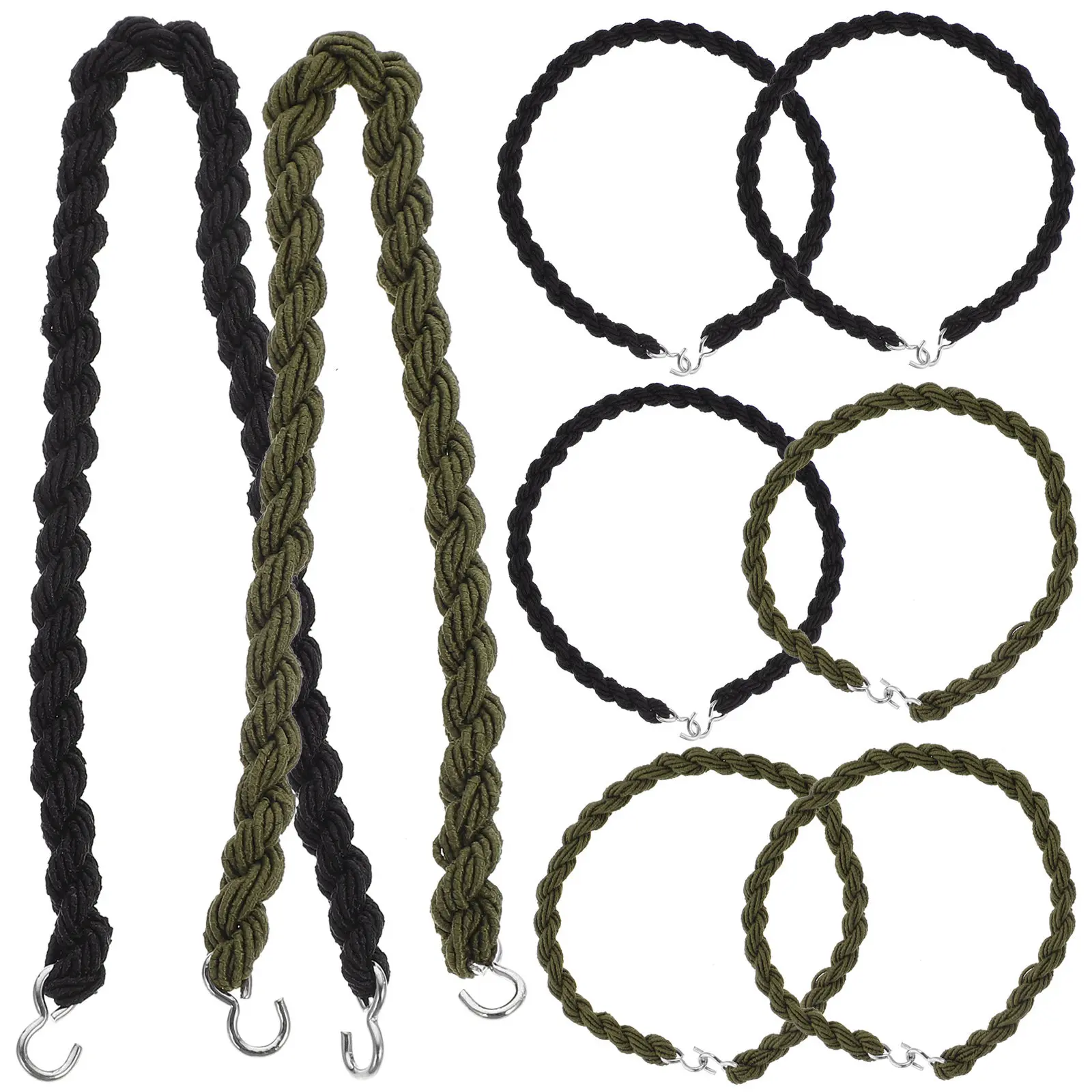 

8Pcs Boot Elastic Straps Outdoor Leggings Ropes Stretchy Hiking Camping Blousing Bands Portable Boot Supplies Leggings Ropes