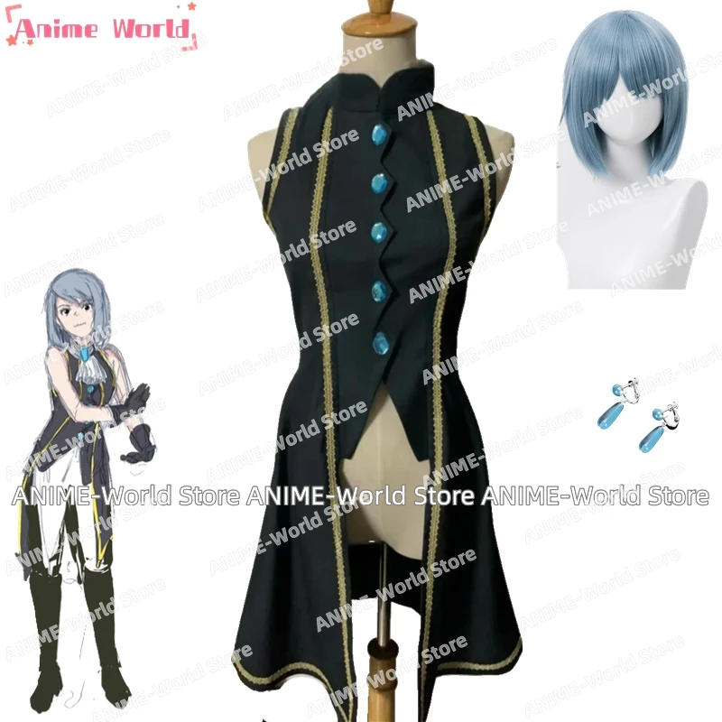 ZanAttorney Mei Karuma Franziska von Karma Cosplay Costumes pour Adultes, Vêtements pour Femmes, Perruque et Boucle d'Oreille, Halloween, Taille Personnalisée