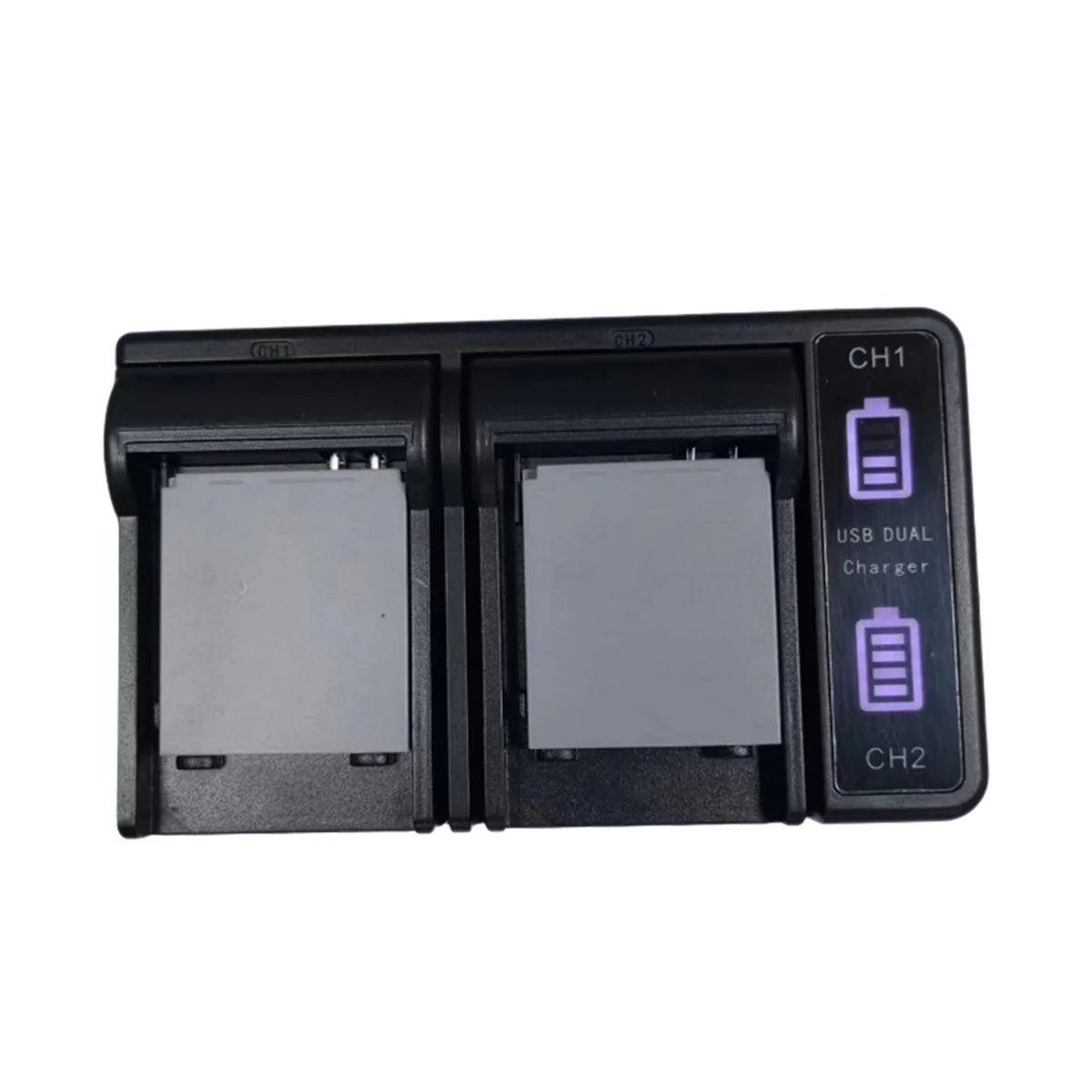 

SUPER HOT USB-C Digital Tube Display Camera Dual Charger for Canon NB-4L/6L/8L