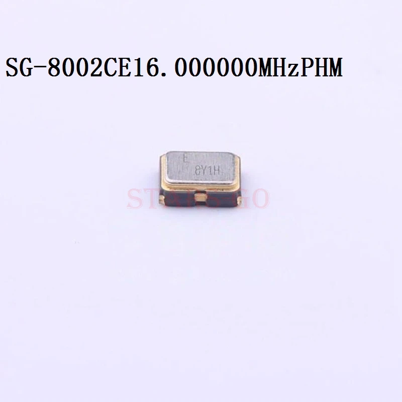 

10PCS/100PCS 16MHz 3225 4P SMD 5V 100ppm -40~+85℃ SG-8002CE 16.000000MHz PHM Pre-programmed Oscillators