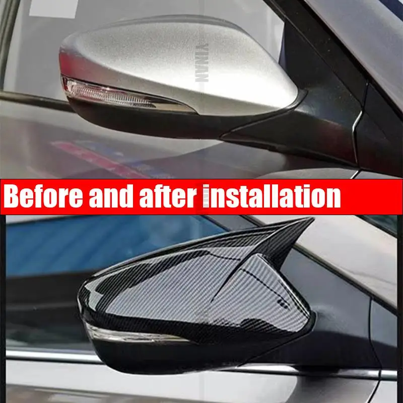 for Hyundai Accent Solaris I 2012-2017 rearview mirror cover horn type rear view mirror cover dedicated