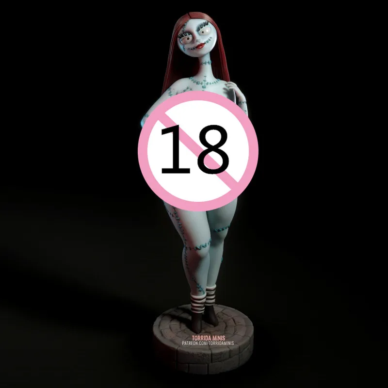 

Масштаб 1/24, фигурка из смолы, странная кукольная девочка, Nsfw, две версии, сборный комплект модели, разобранная и неокрашенная игрушка для 3D-печати