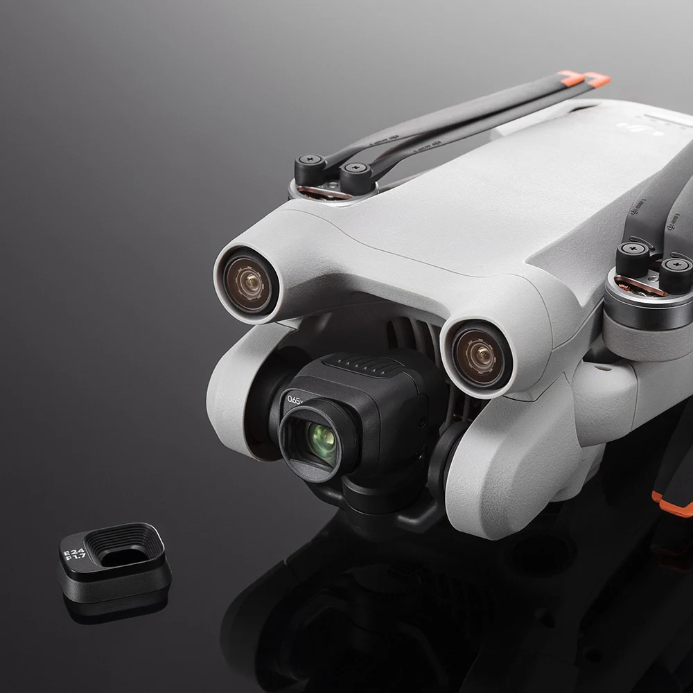 DJI-filtro de lente gran angular Mini 3 Pro, accesorios originales, desarrolla más la escena, expandiendo tu campo de visión de 81,5 ° a 114 °