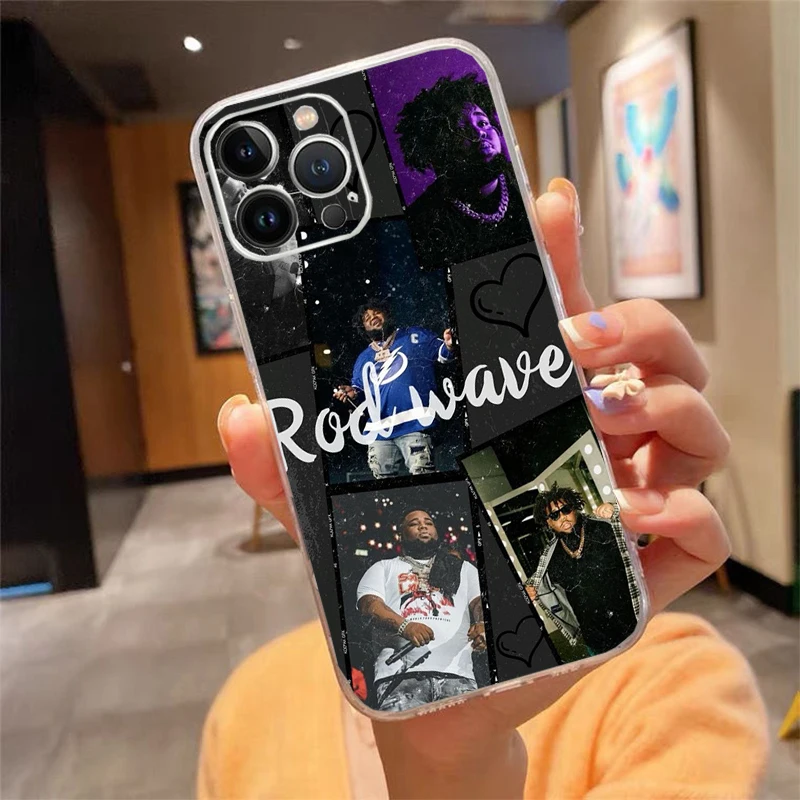 Rapper R-Rod Wave Fashion Soft TPU Phone Case For iphone 17ProMax 17Air 16 15 14 13 Pro Max 16 15 14 13 12 11 Pro Plus