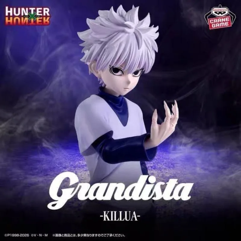 

BANDAI HUNTER HUNTER Grandista Killua Zoldyck Figure Anime Model Gift for Collection Hobbyists Decoration Home Decorations