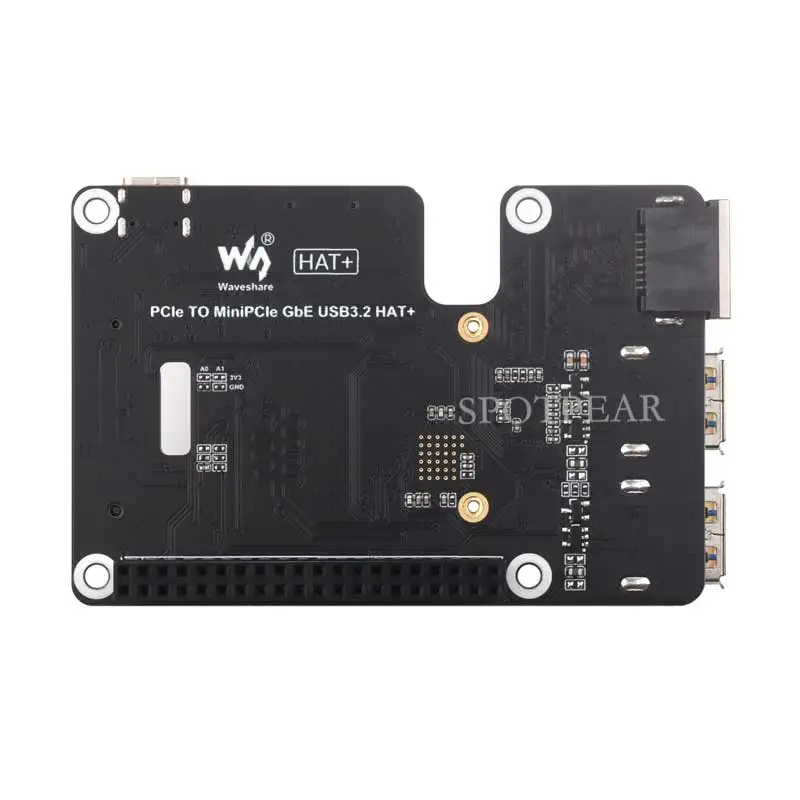 Rasberry Pi 5 PCIe TO MiniPCIe 4G Gigabit Ethernet RJ45 USB HUB HAT+ SIM7600G-H/EG25-G for Rasberry Pi 5