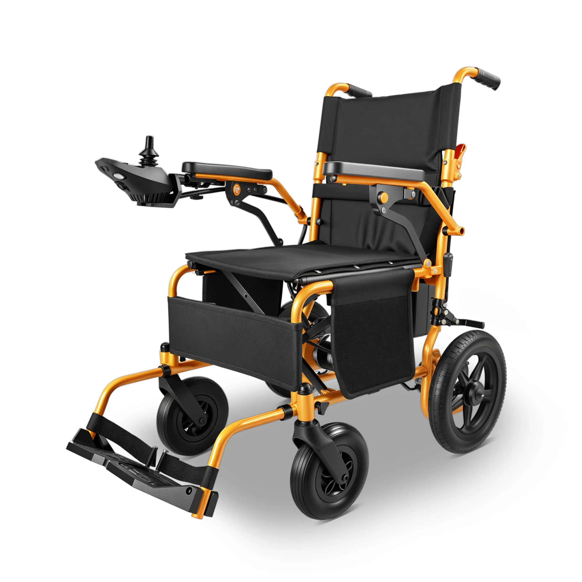 Elektrische opvouwbare rolstoel, maximale belasting tot 150 kg, 500W motor, 13Ah lithiumbatterij, 24 km bereik, eenvoudig opvouwbaar en te transporteren