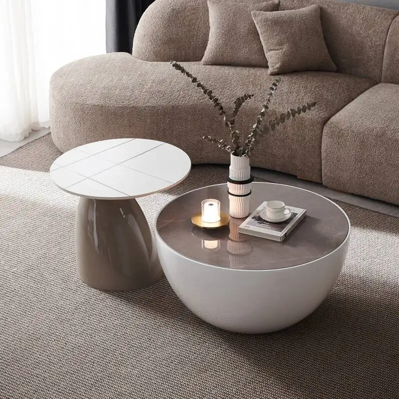 

Tables Corner Round Desk Nordic Small Dining Modern Coffee Table Tea Bedroom Room Decor Mesa Auxiliar Outdoor Furniture