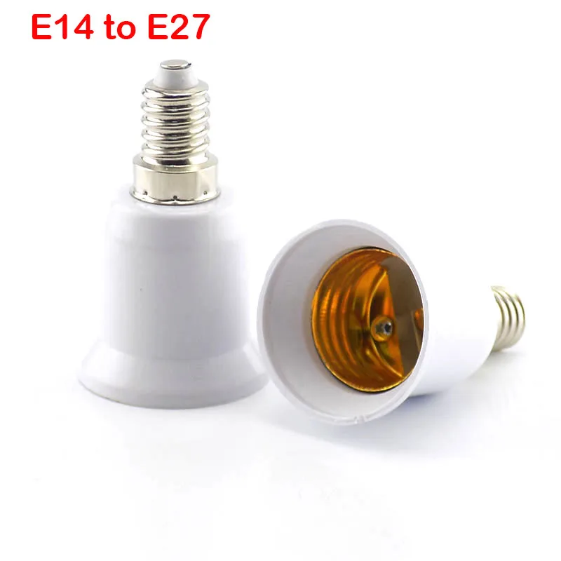 5pcs Lamp Base Converter Socket E27/E14/E12 to E27/E14/GU10/B22/E17/E12 for LED Corn Bulb Light AC Power Adapter Conversion