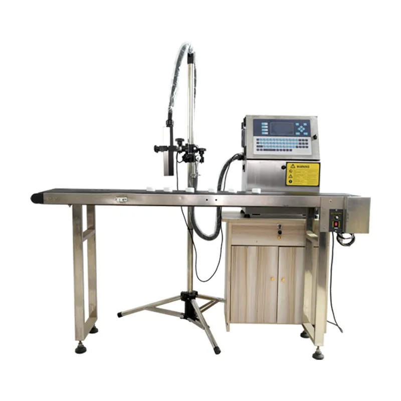 Large Format Automatic Inkjet Coding Machine Date Batch Number Printer Small Character Marking Equipment for Cartons Plastic
