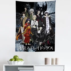 Bungou Stray Dogs Tapestry Floor Mat Non-Slip Laundry Room Mat Laundry Decor Balcony Child Living Room Household Carpets