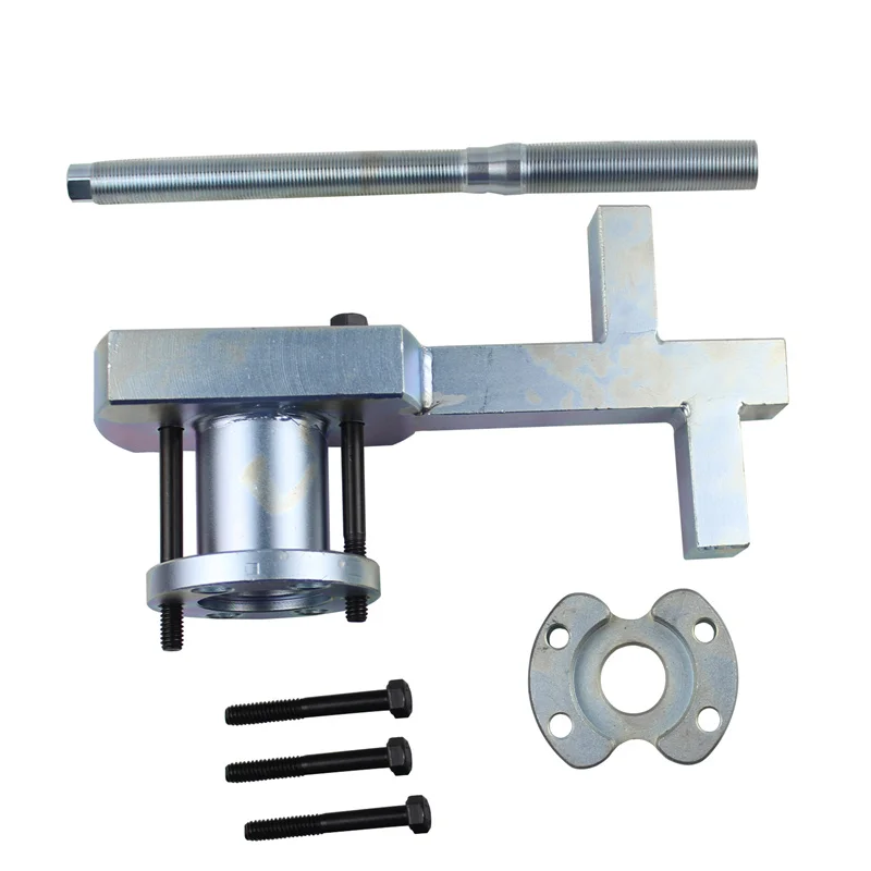 Crankshaft Pulley Removal Install Tool Crankshaft Damper Remover Puller Compatible with Jaguar Land Rover 3.0 V6 5.0 V8