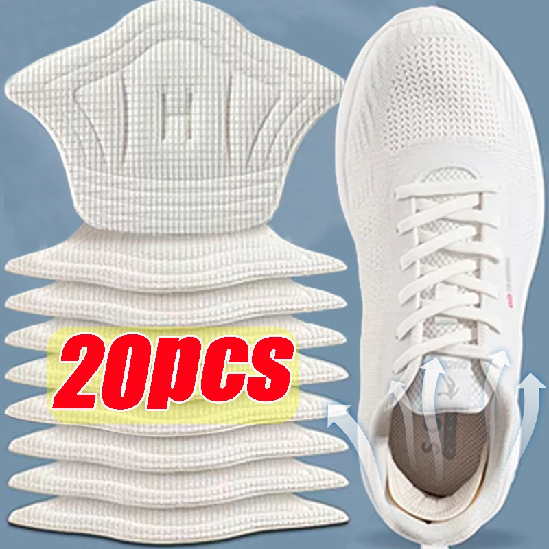 2/20Pcs Anti-Wear Insoles Patch for Sport Shoes Back Heel Pads Sticker Adjustable Antiwear Feet Pad Cushion Foot Insert Insole