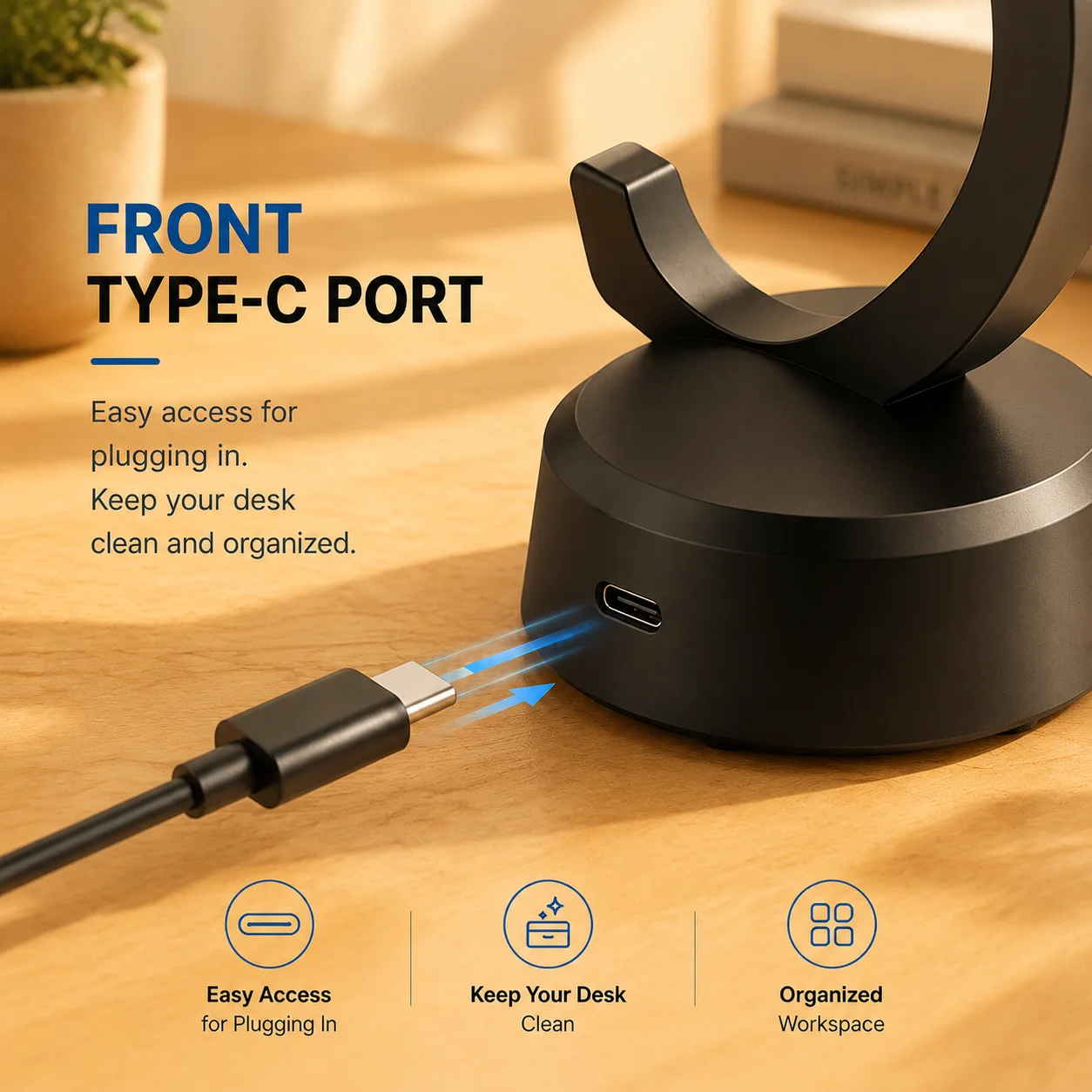 Stand Charger for Amazfit T-Rex 3 Pro/Balance 2/ Helio Strap Smartwatch Charging Dock Replacement with Cable Chip Protection view 5