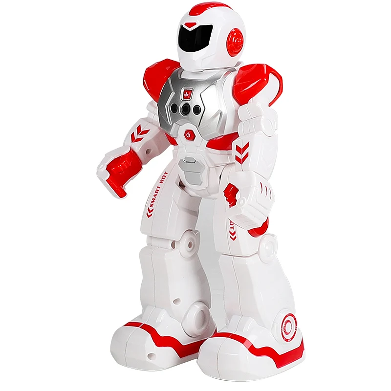 Mechanical Combat Police Early Education Intelligent Robot Electric Singing Infrared Sensor Children\'s Remote Control Toys