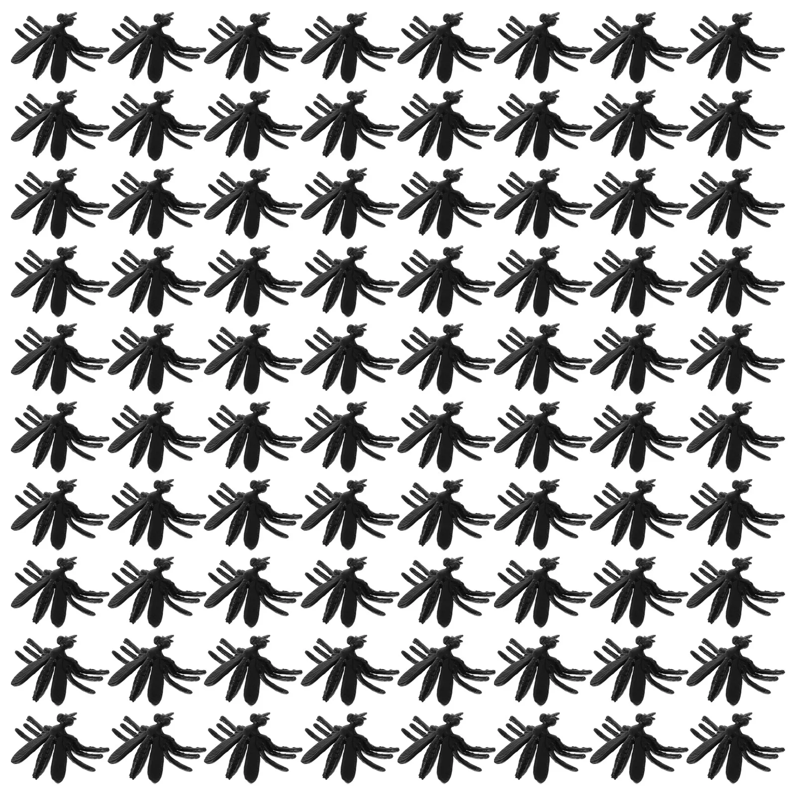 

200Pcs Halloween Spooky Mosquito Decorations Realistic Plastic Fake Bugs Party Indoor Outdoor Pranks Insect Model Toys