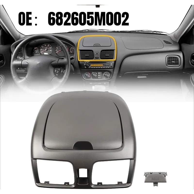 Acessórios do painel de saída de ventilação do ar condicionado para 2000 2001 2002 2003 2004 2005 2006 Nissan Sentra Sunny 682605M002