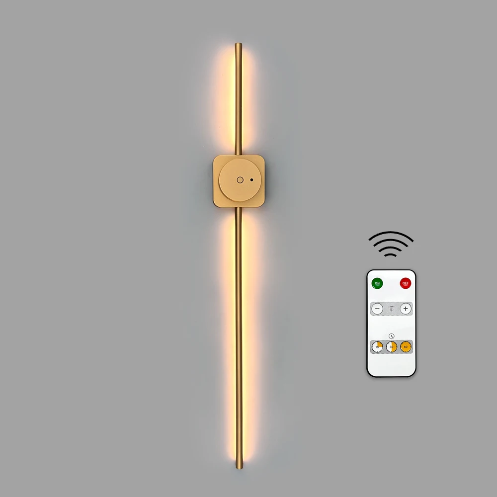 Kunst lange Gold schwarz weiß neue moderne LED-Wand leuchten Wohnzimmer Esszimmer Schlafzimmer Nacht Veranda Flur Lampen Innen beleuchtung