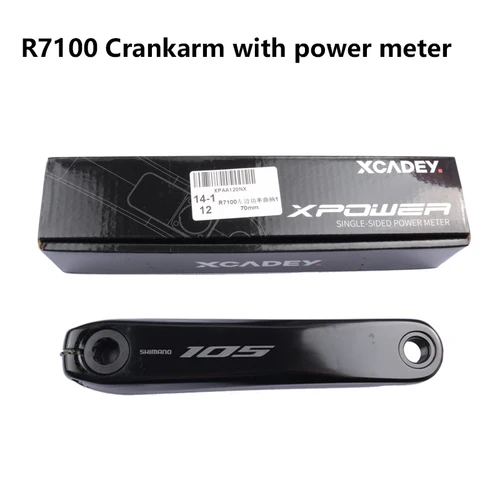 SHIMANO 105 Di2 R7100 manivela 170mm 172,5mm 175mm manivela lateral izquierda medidor de potencia XCADEY XPOWER medidor manivela GPS ANT + Bluetooth