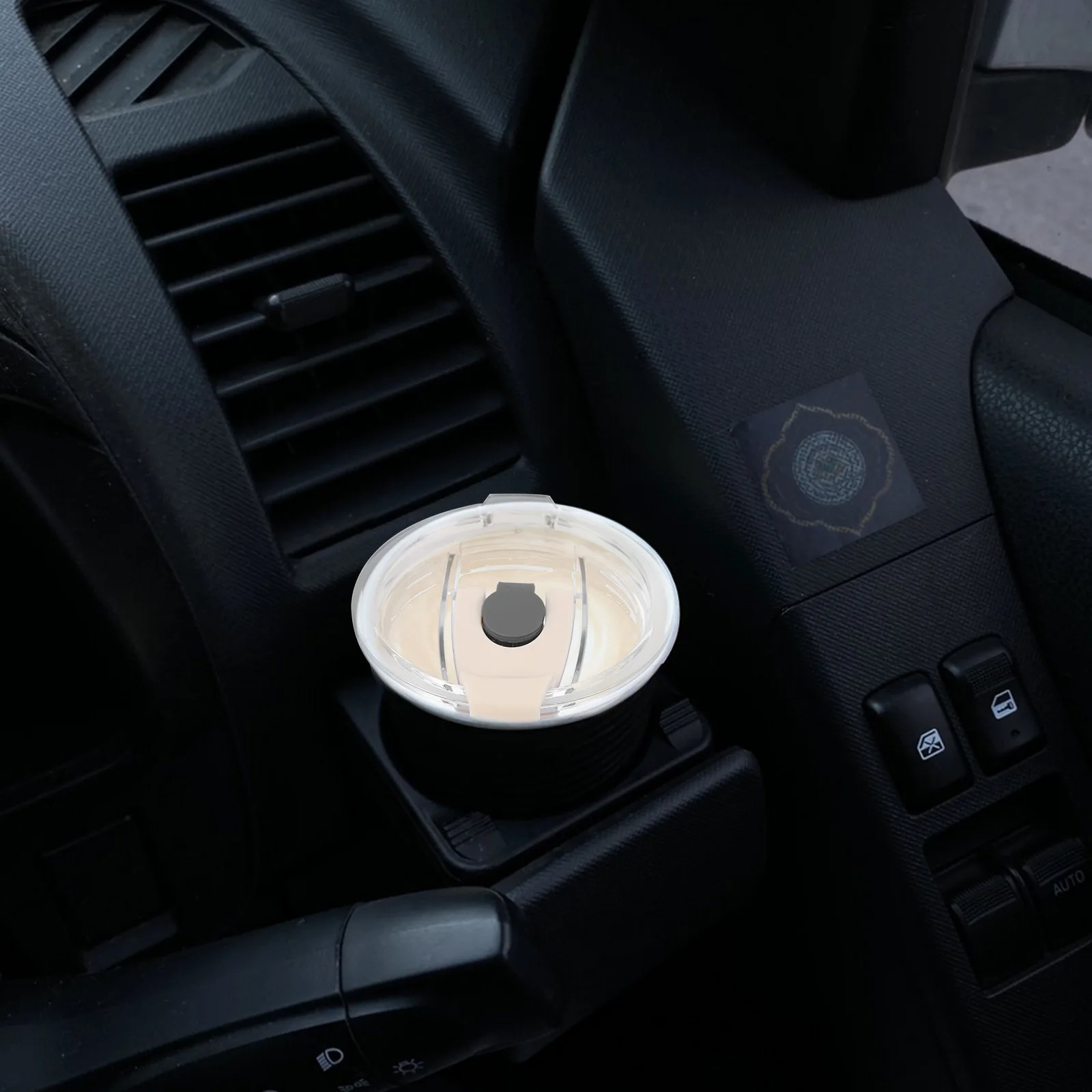 

2pcs Leak-Proof Straw Cup Lid For Tumbler Reusable Insulated Replacement Spill-Proof Airtight Car Cup Cover Portable Silicone