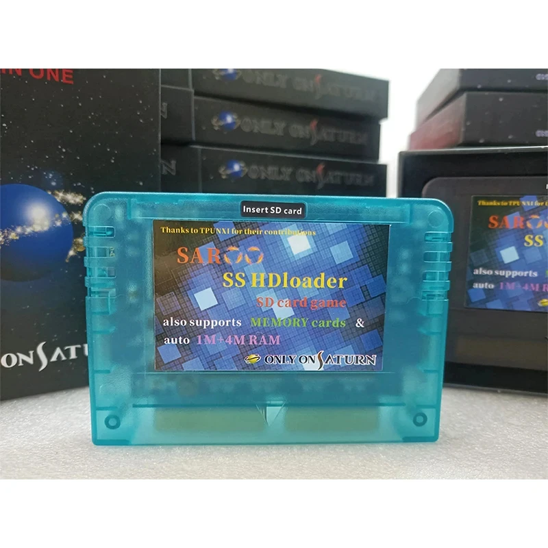 SAROO SS HDloader Game Reader Cartridge Fast Reading Card Support SD Menory Cards Play Games Without CD for Neo Geo Sega Saturn