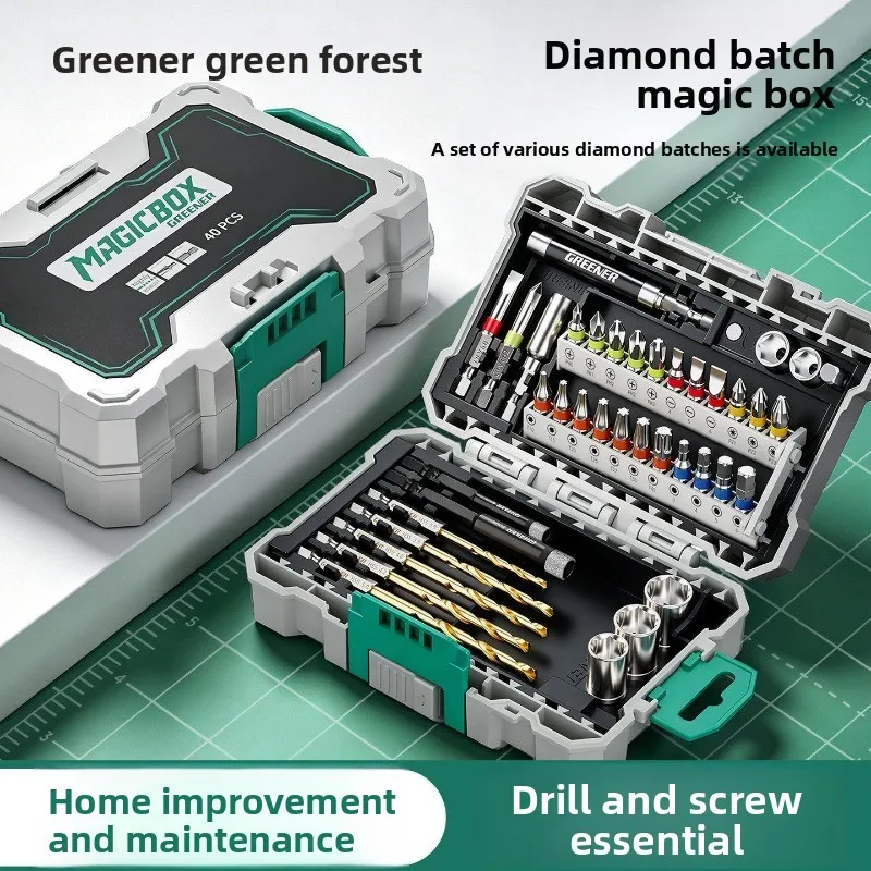 Cross Strong Magnetic anti Twists Drill Bit, a Variety of Drill Bits Are Available, Which Can Prevent Falling and Wear Durable