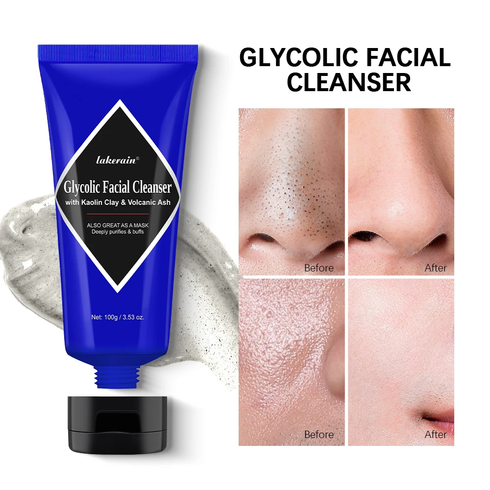 

Men Facial Cleanser Deeply Cleansing Oil Control Moisturizing Blackhead Removal Oil Control Skin Care Face Wash Foam Cleanser