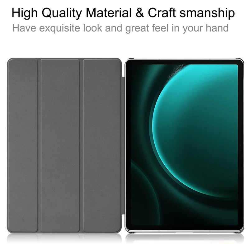 Funda For Samsung Galaxy S9 FE Plus Case 10.9 12.4 2023 Magnetic Smart Book Cover For Galaxy Tab S9 FE Plus 12 4 Cover Tablet