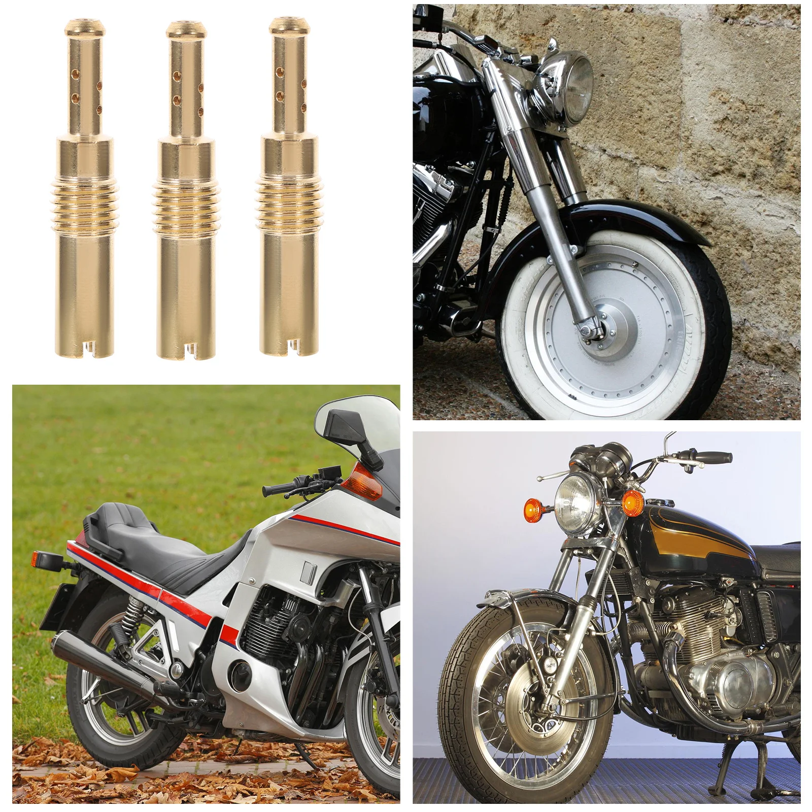 

1Set Carburetor Jet Kit Solid Brass Main Slow Jets Replacement Motorcycle Carburetor Repair Parts Slow Jet for Motorcycle