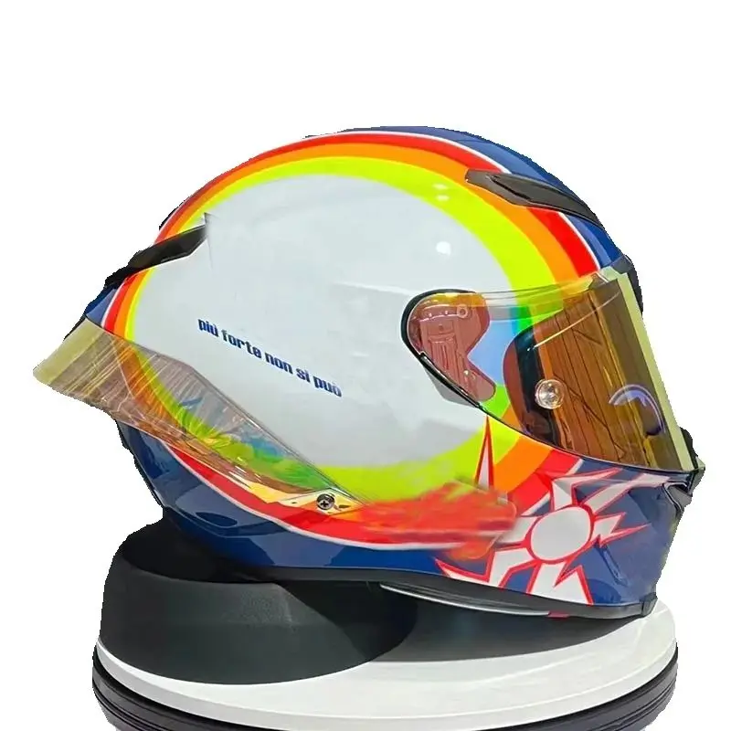 Casco da scooter per uomo e donna Motocross Motobike Casco grande spoiler Casco da moto integrale Casco Casque Approvato DOT