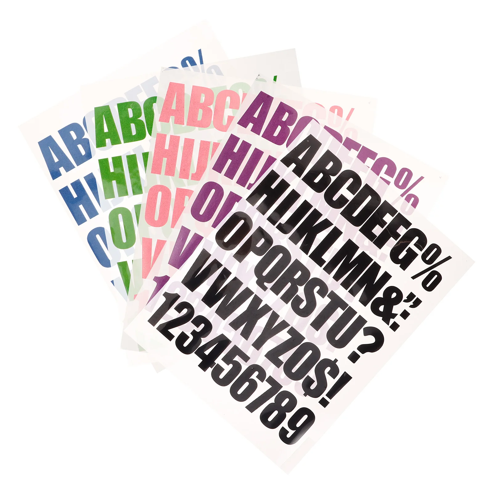 

5pcs Alphanumeric Stickers Iron Letters Patches for Clothes Colored Decorative Letter Patches Fashion Clothing Accessories