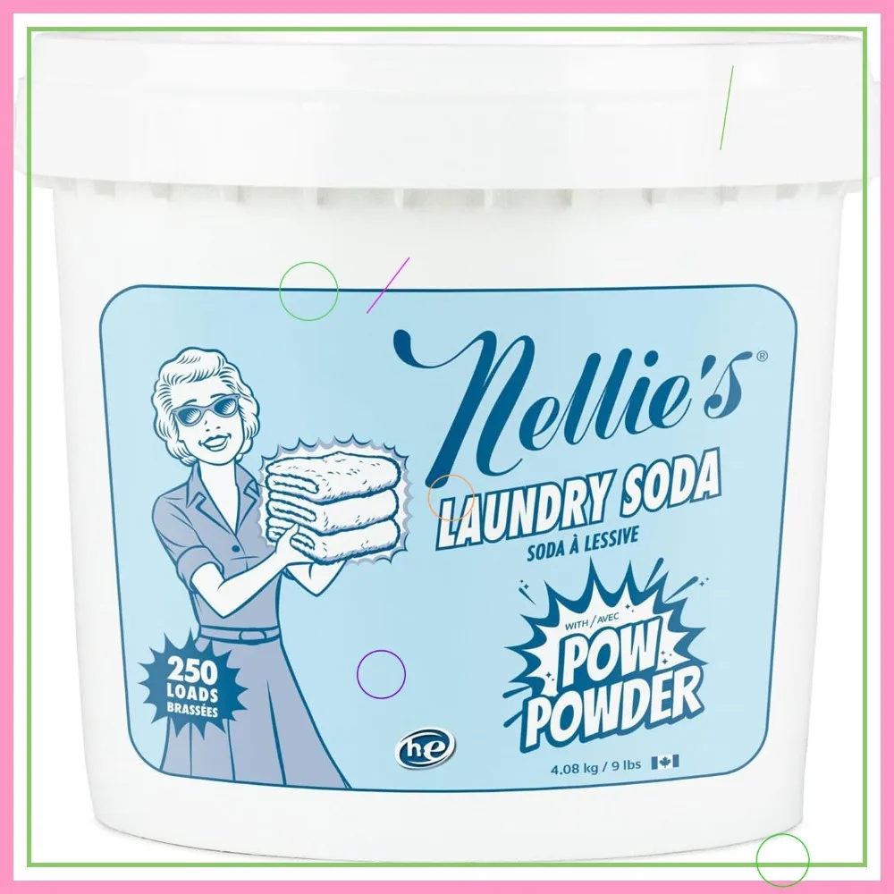 

Eco-Friendly Laundry Soda Powder - 250 Loads, Stain-Fighting Enzymes, Gentle on Skin & Environment, High-Efficiency