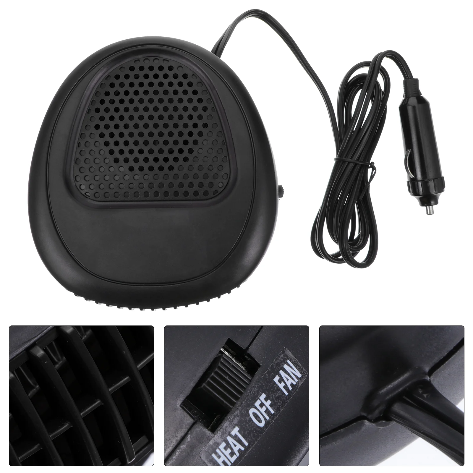 12 V Car Heater Aroma Diffuser Warmer Defroster Vehicle Fan Portable Hot-air Blower Device