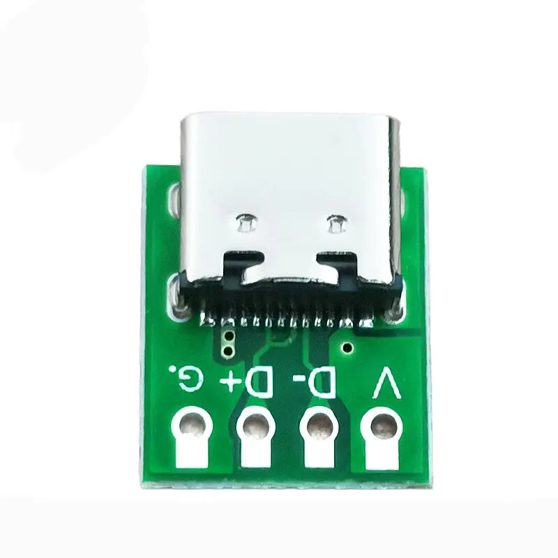 10/5/1Pcs TYPE C USB 3.1 Type C Connector 16 Pin Test PCB Board Plate Adapter Socket For Data Line Wire Cable Transfer