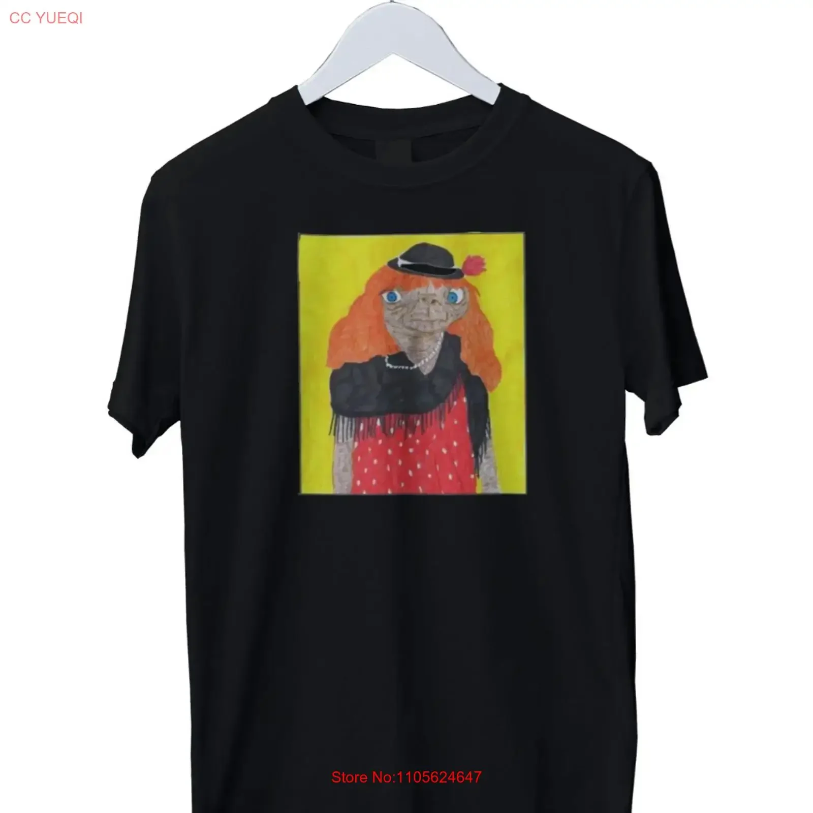 E T the Extra Terrestrial Print Mens Shirt S M L XL 2 3 4 long or short sleeves vintage Washed Unisex streetwear