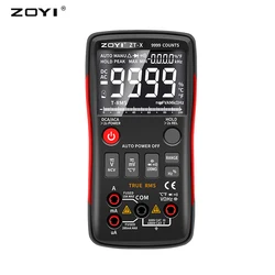 Digital Multimeter ZOYI ZT-X ZT-303 T-RMS Auto Range EBTN LCD DC AC Voltmeter Ammeter Current Capacitor Ohm temp Hz NCV Tester